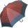 Eleganter Regenschirm Damen Stockschirm Automatik von PERTEGAZ - Trenzado  rot