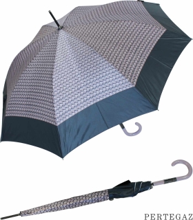Eleganter Regenschirm Damen Stockschirm Automatik von PERTEGAZ - Trenzado  flieder