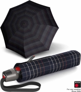 Knirps Taschenschirm T.200 Duomatic - stabil und sturmfest - Check black