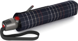 Knirps Taschenschirm T.200 Duomatic - stabil und sturmfest - Check black