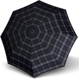 Knirps Taschenschirm T.200 Duomatic - stabil und sturmfest - Check navy