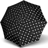 Knirps Taschenschirm T.200 Duomatic - stabil und sturmfest - Dot Art  black