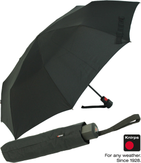Knirps Regenschirm Fiber T1 AC black schwarz