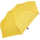 Knirps Regenschirm Slim Duomatic - klein und leicht mit Auf-Zu Automatik - yellow