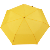 Knirps Regenschirm Slim Duomatic - klein und leicht mit Auf-Zu Automatik - yellow