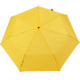 Knirps Regenschirm Slim Duomatic - klein und leicht mit Auf-Zu Automatik - yellow