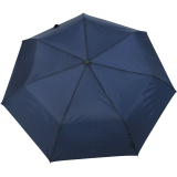 Knirps Regenschirm Slim Duomatic - klein und leicht mit Auf-Zu Automatik - true blue
