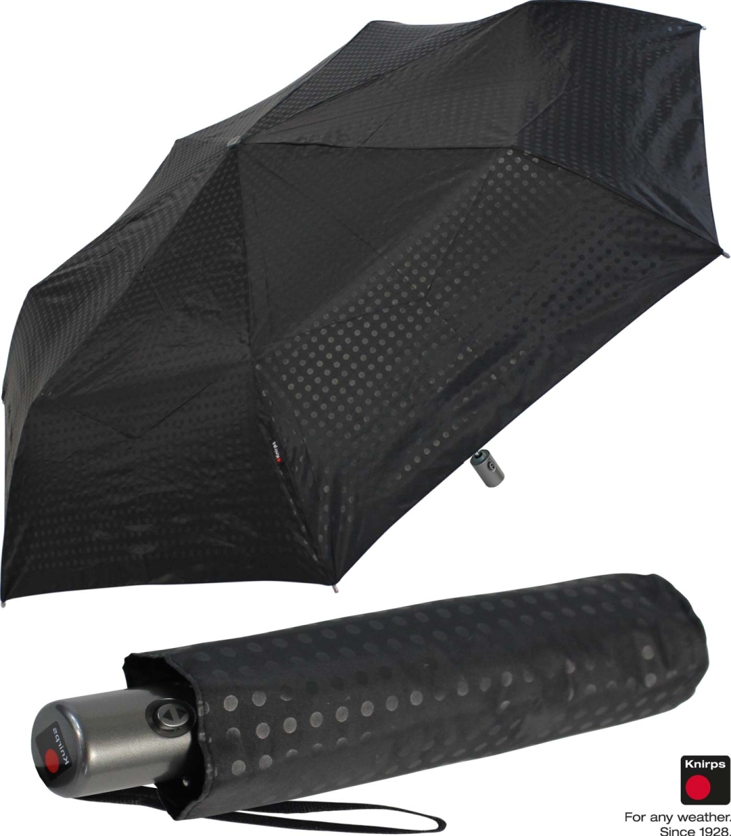 Knirps Regenschirm Slim Duomatic - spot Automatik mit mat und - Auf-Zu klein leicht