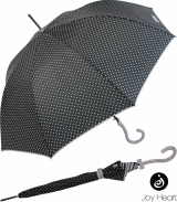 Stockschirm Damen mit Automatik Joy Heart - Cats and Dots schwarz