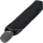 Bicolor Automatik Taschenschirm schwarz mit farbigem Griff und Einfassband - grau