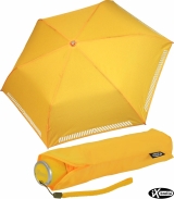 iX-brella Mini Kinderschirm Safety Reflex extra leicht - gelb