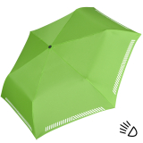 iX-brella Mini Kinderschirm Safety Reflex extra leicht - neon grün