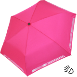 iX-brella Mini Kinderschirm Safety Reflex extra leicht - neon pink