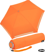 iX-brella Mini Kinderschirm Safety Reflex extra leicht - neon orange