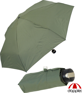 Doppler Mini XS Damen Taschenschirm klein und leicht - olive