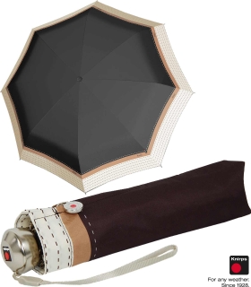 Knirps Regenschirm Automatik - Minimatic SL sturmsicher - Border black