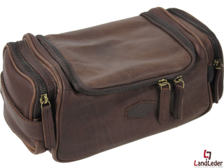 LandLeder Kulturtasche PINCH OF WAX - braun