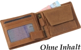LandLeder 2 tlg Scheinbörse PINCH OF WAX RFID Schutz - natur