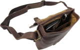 LandLeder Schultertasche PINCH OF WAX - braun