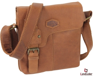 LandLeder Schultertasche asymmetrisch PINCH OF WAX - natur