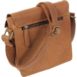 LandLeder Schultertasche asymmetrisch PINCH OF WAX - natur