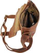 LandLeder Schultertasche asymmetrisch PINCH OF WAX - natur