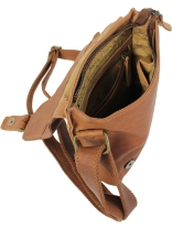 LandLeder Schultertasche asymmetrisch PINCH OF WAX - natur