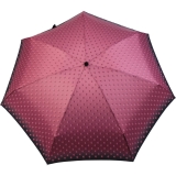 Cachemir Regenschirm Taschenschirm mini stabil sturmsicher Dots - bordeaux