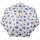 Cachemir Regenschirm Taschenschirm mini stabil sturmsicher Printed Flowers - blau