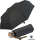 Cachemir Regenschirm Taschenschirm Handöffner mini schwarz