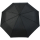 Cachemir Regenschirm Taschenschirm Automatik Rundhakengriff Holz Optik schwarz