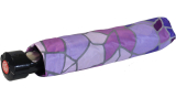 Gaudi Regenschirm Automatik Taschenschirm stabil sturmsicher mini Mosaik - lila