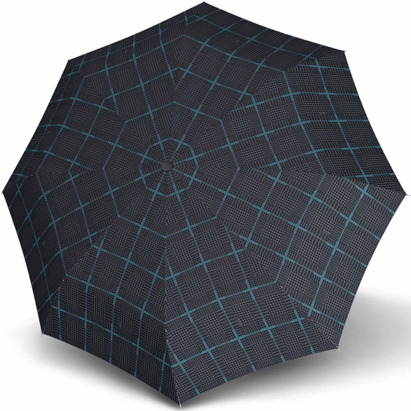 Knirps Taschenschirm T.200 Duomatic - stabil und sturmfest Sherlock Aqua