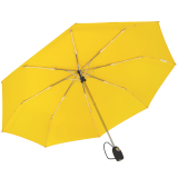 iX-brella stabiler Taschenschirm Mini Regenschirm mit Auf-Zu-Automatik - mid class gelb