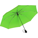 iX-brella stabiler Taschenschirm Mini Regenschirm mit Auf-Zu-Automatik - mid class neon grün