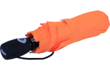 iX-brella stabiler Taschenschirm Mini Regenschirm mit Auf-Zu-Automatik - mid class neon orange