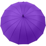 iX-brella long - hochwertiger Stockschirm 16-teilig mit Automatik sturmfest berry