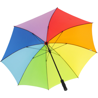 Impliva  golfschirm Handöffnung 130 cm Regenbogen 