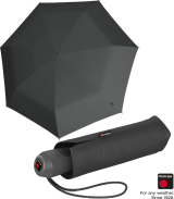 Knirps Mini Taschenschirm E.100 Auf-Zu-Automatik - dark grey