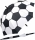 Fußball XL Golfschirm-Partnerschirm mit Automatik Soccer