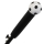 Fu&szlig;ball XL Golfschirm-Partnerschirm mit Automatik Soccer