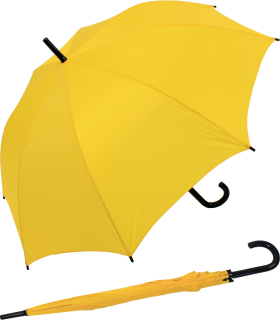 Regenschirm Automatik Stockschirm gelb