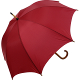 Regenschirm Stockschirm bordeaux mit Holzgriff