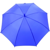 Automatik Stockschirm blau mit farblich passendem Griff