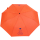 Regenschirm Set Stockschirm und Taschenschirm mit Automatik &quot;Eigentlich wollte ich ...&quot; - orange