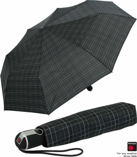 Damen Accessoires Regenschirme Knirps Regenschrim in Schwarz 