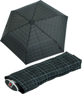 Knirps Taschenschirm BLADE men´s prints schwarz - check