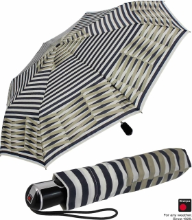 Knirps Regenschirm Taschenschirm Large Duomatic Viper mit UV-Schutz - creme