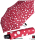 Knirps Taschenschirm Slim Duomatic Auf-Zu-Automatik Dots - rot