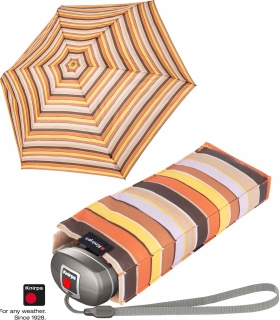 Knirps mini Taschenschirm Travel - ice sticks brown